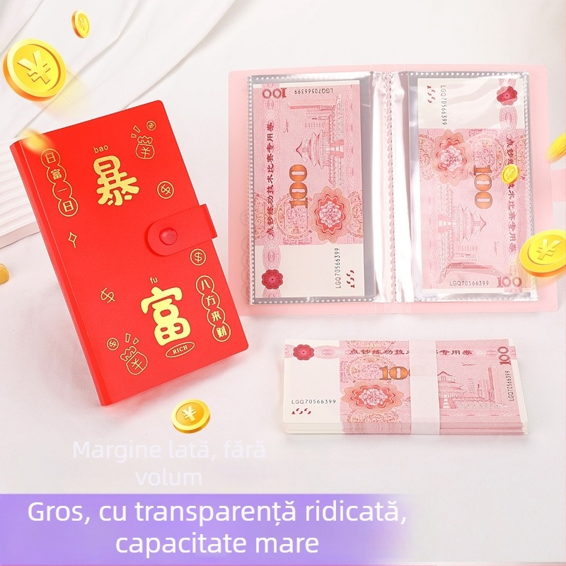 Jurnal de economii cu husă PP, legare de 100 foi, capacitate 100 foi, cadou de călătorie