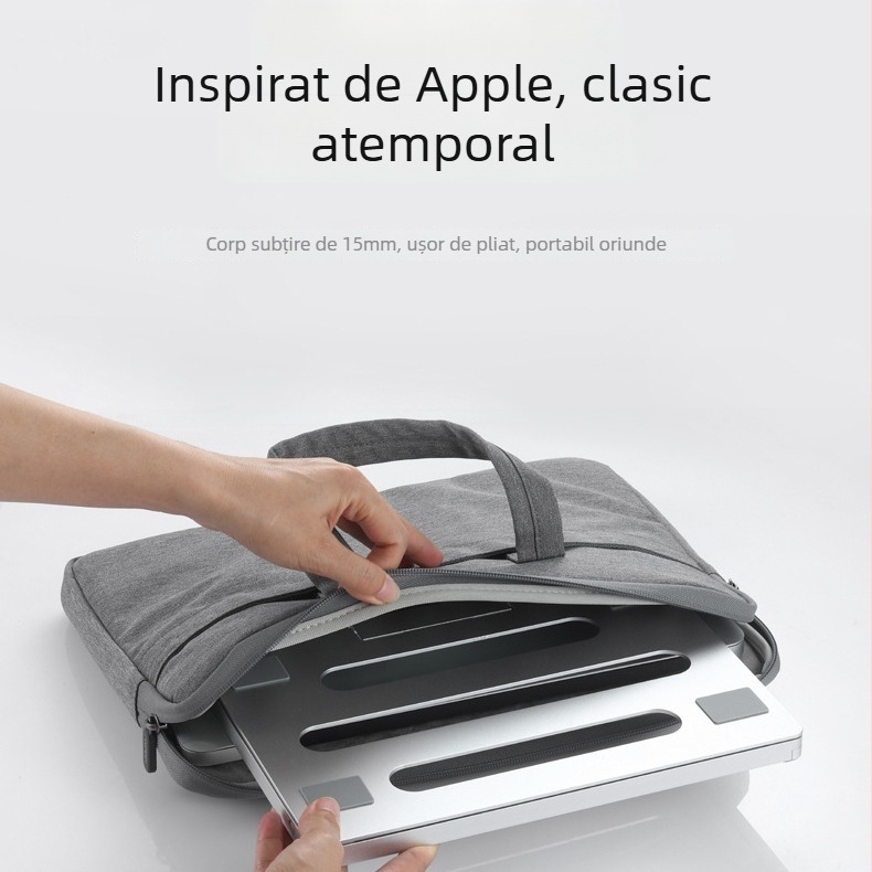 Suport de răcire pentru laptop H12, aliaj de aluminiu, orificii de ventilație, design stabil, greutate 610 g ± 10 g.