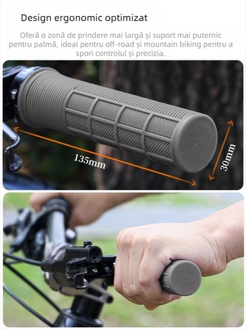 Acoperire ghidon bicicletă MTB - metal, unisex, Lebycle/Lebaike