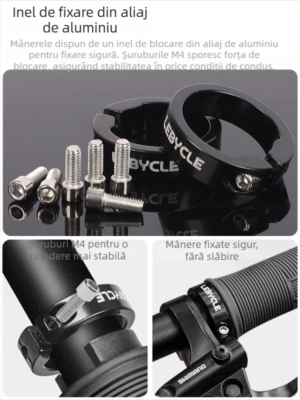 Acoperire ghidon bicicletă MTB - metal, unisex, Lebycle/Lebaike