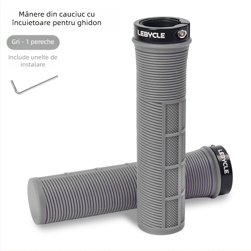 Acoperire ghidon bicicletă MTB - metal, unisex, Lebycle/Lebaike