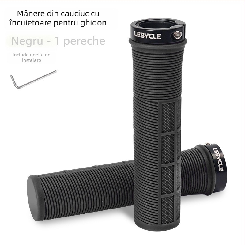 Acoperire ghidon bicicletă MTB - metal, unisex, Lebycle/Lebaike