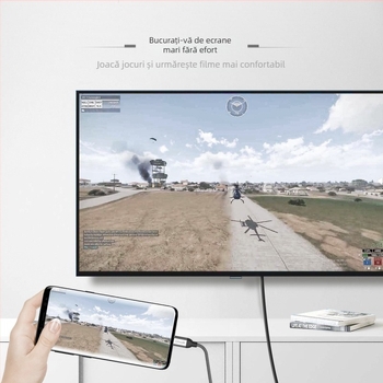 Adaptor Type-C la HDMI pentru video, 4K30Hz, model QG-UA01