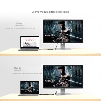 Adaptor Type-C la HDMI pentru video, 4K30Hz, model QG-UA01
