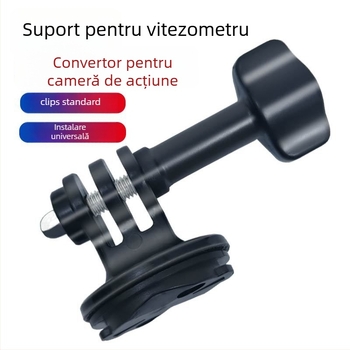 Adaptor montare pentru computerul de bicicletă pentru camere de acțiune – bază pentru GoPro, Garmin, Insta360 (Plastic, OEM)