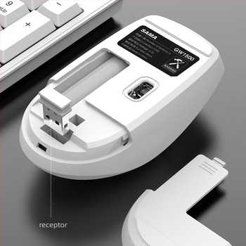 Viper GW1500 set wireless de tastatură și mouse ultra-subțire, lansat în 2023, greutate 0,5