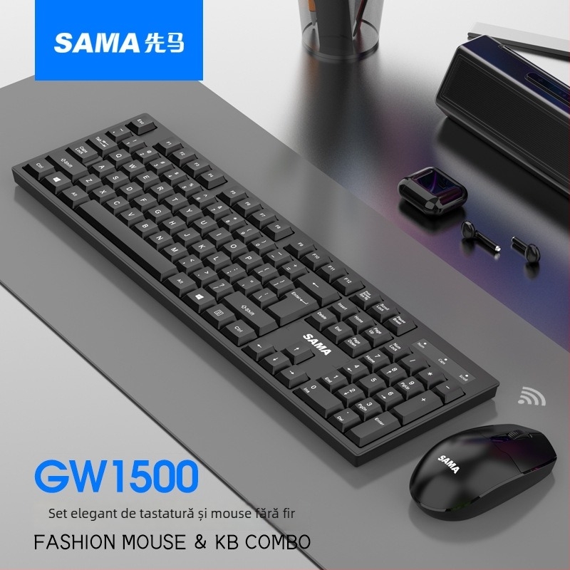 Viper GW1500 set wireless de tastatură și mouse ultra-subțire, lansat în 2023, greutate 0,5