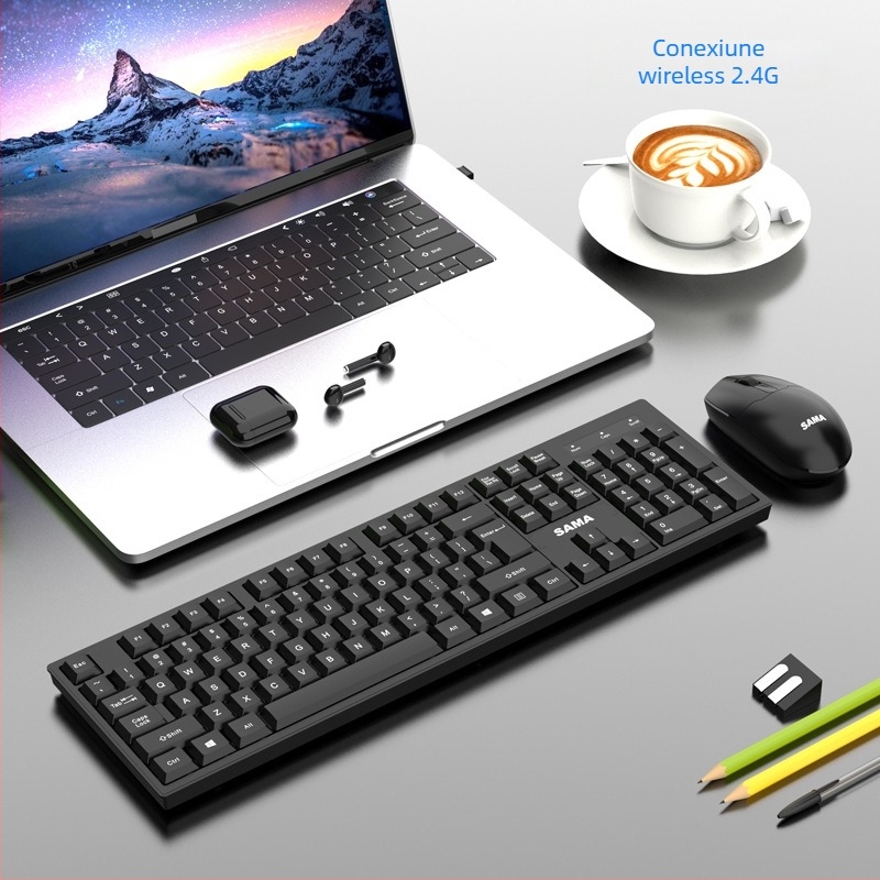 Viper GW1500 set wireless de tastatură și mouse ultra-subțire, lansat în 2023, greutate 0,5