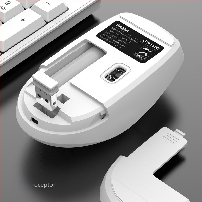 Viper GW1500 set wireless de tastatură și mouse ultra-subțire, lansat în 2023, greutate 0,5