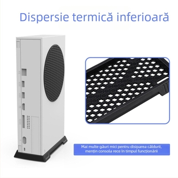 Suport Xbox Series S cu bază de ventilație, material ABS, greutate 52