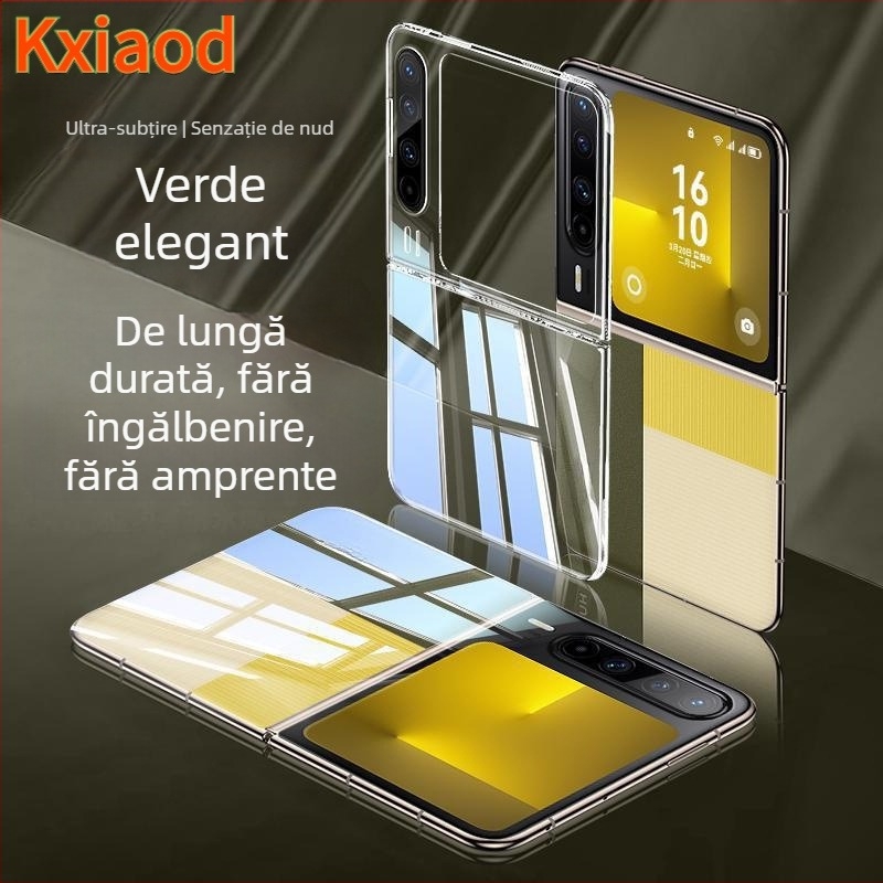 Husă transparentă pentru Huawei Pura X – carcasă rigidă, acoperire completă, anti-cadere, aspect premium
