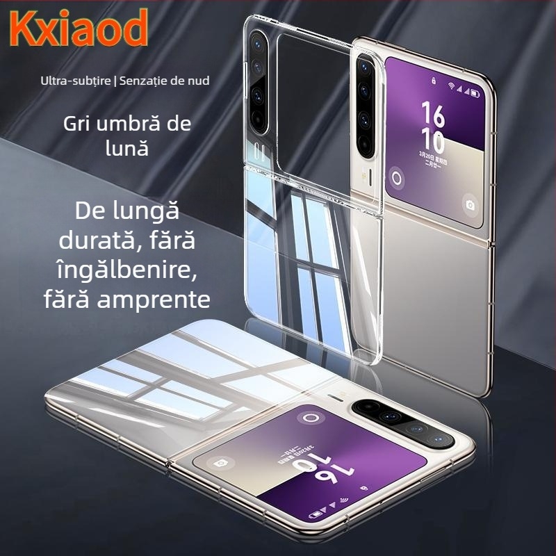 Husă transparentă pentru Huawei Pura X – carcasă rigidă, acoperire completă, anti-cadere, aspect premium