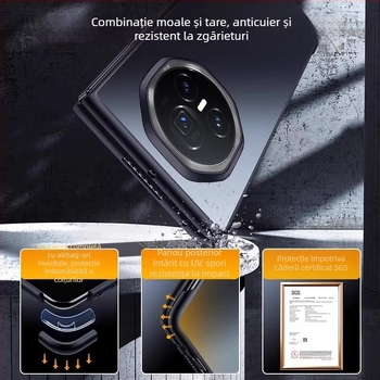 Carcasă Honor MagicV3, protecție totală, TPU, finisaj mat, antișoc și anti-cadere, compatibil cu HONOR