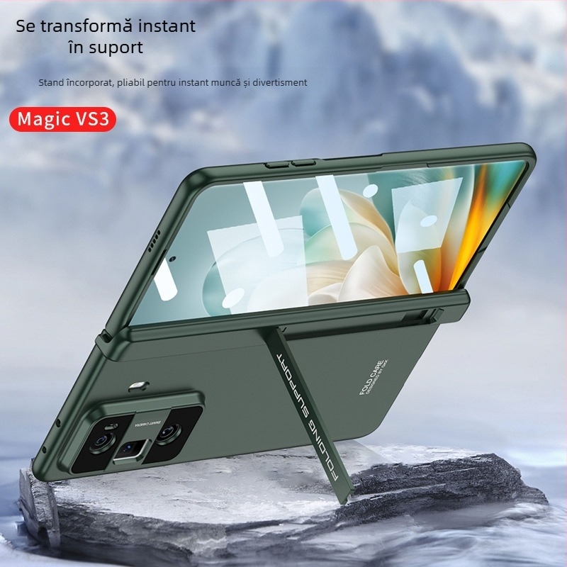 Husă cu balama GKK pentru Honor MagicVS3 – PC mat, stil bracket, anti-cădere, balama magnetică pliabilă, protecție totală