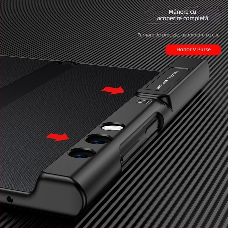 Husă pentru telefon cu suport pentru Honor Vpurse – Material PC, Finisaj mat, Protecție anti-cădere