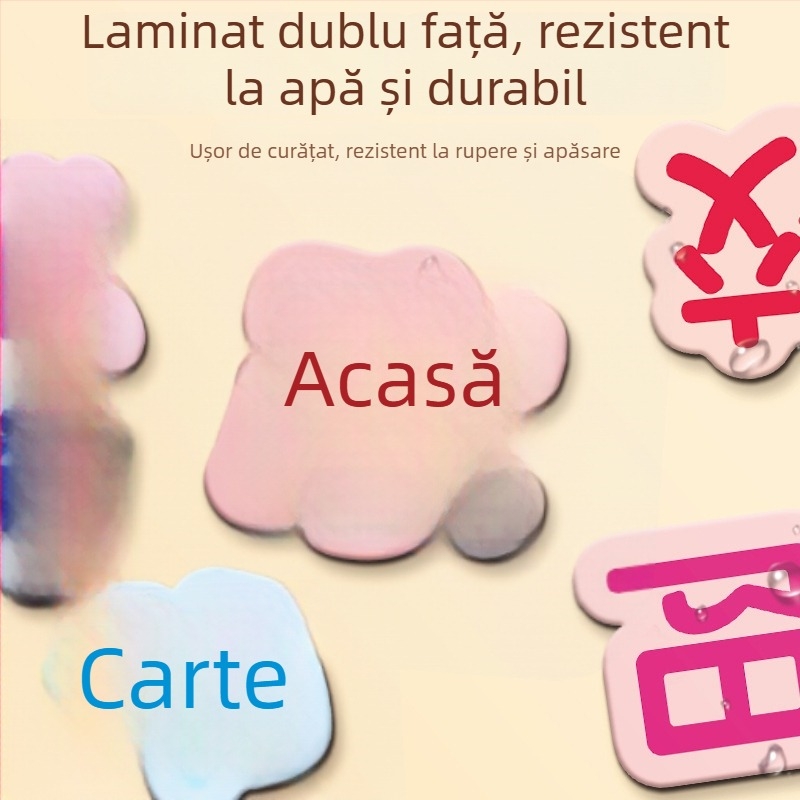 Stickere magnetice pentru frigider pentru educația timpurie a copiilor – ortografie și alfabetizare, 6 stiluri, hârtie, puzzle plat, pentru 4–6 ani