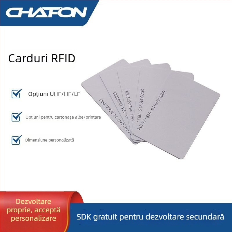 CF601 Cititor/Emitator RFID de birou — fără contact, ISO18000-6C (EPC GEN2), 860–960 MHz, distanță de citire 0–50 cm, timp de citire 0,01 s, cu SDK și software demonstrativ