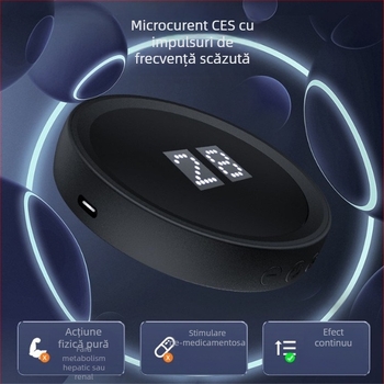 Masajer pentru somn cu clips pentru urechi, impulsuri micro-curent, baterie încorporată reîncărcabilă 500–800 mAh, LED, fizioterapie cu infraroșu și funcție de temporizare