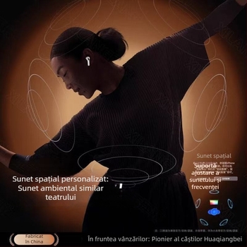 Căști Bluetooth in-ear, rezistente la apă, sunet stereo, conectare multipunct, până la 4 ore baterie, Bluetooth 5.3, rază 10 m