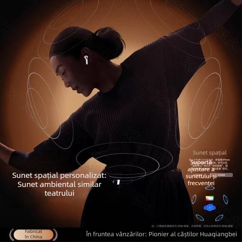 Căști Bluetooth in-ear, rezistente la apă, sunet stereo, conectare multipunct, până la 4 ore baterie, Bluetooth 5.3, rază 10 m