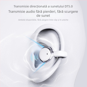 Căști Bluetooth duale, rază de 15 m, autonomie până la 4 ore, cip Huawei, construcție din silicon