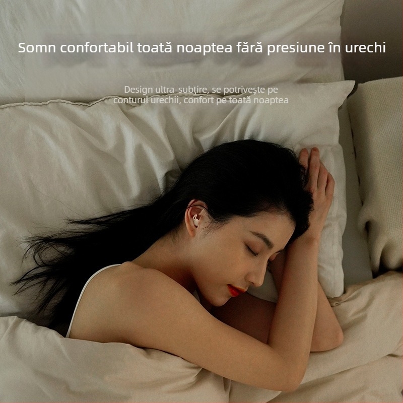 Remax Dreamer Sleep căști adevărat wireless Bluetooth 5.3, rază de 10 m, IPX3 rezistență la apă, autonomie 0–4 h