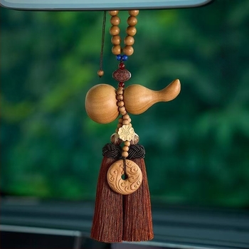 Pandantiv auto din lemn, stil tradițional chinezesc, decor interior pentru mașină