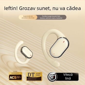 LENAPILY Căști wireless pentru ureche, Bluetooth 5.0, IPX5, autonomie baterie peste 8 ore, Ecran digital, rază 10 m