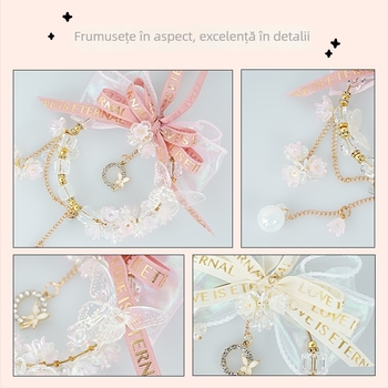 Pandantiv auto cu formă de fluture pentru decor interior, cristal, stil modern (Brand: Blue Rain; Material: Crystal; Stil: Modern; Funcție: Decor interior)