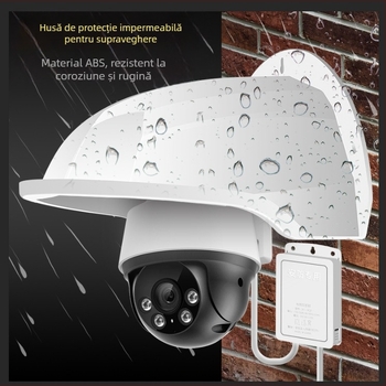 Husă de ploaie pentru cameră wireless de supraveghere – ABS material, scut