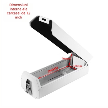 Protecție exterioară pentru camera de supraveghere din aliaj de aluminiu, carcasă pătrată; accesorii: scut și capac pentru sferă