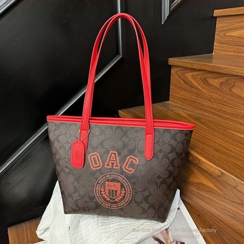 Geantă Tote pentru femei — PU, formă orizontală pătrată, deschidere cu fermoar, căptușeală poliester, buzunare interne: buzunar cu fermoar ascuns, buzunar pentru telefon, buzunar pentru ID