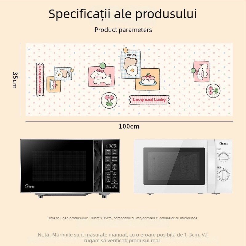 Acoperire din flanel pentru cuptorul cu microunde, protecție împotriva prafului, impermeabilă și rezistentă la ulei, universală pentru bucătărie; Material: flanel; Lansare: vara 2023; Brand: Other; Nu este importat