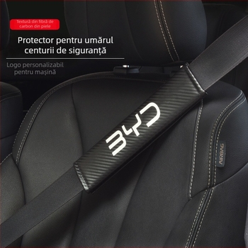 Acoperire pentru umărul centurii de siguranță - Piele, Tipărire logo, Personalizabil, Decorativ