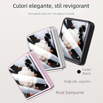 Carcasă pentru Honor Magic V Flip – material PC, strat pulverizat, protecție la șocuri, antiuzură, protecție la căderi