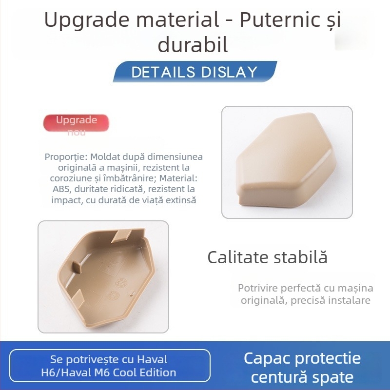 Capac de șurub pentru centura din spate compatibil cu Great Wall Harvard H6, Haval M6 și Coolpad — accesoriu regulator