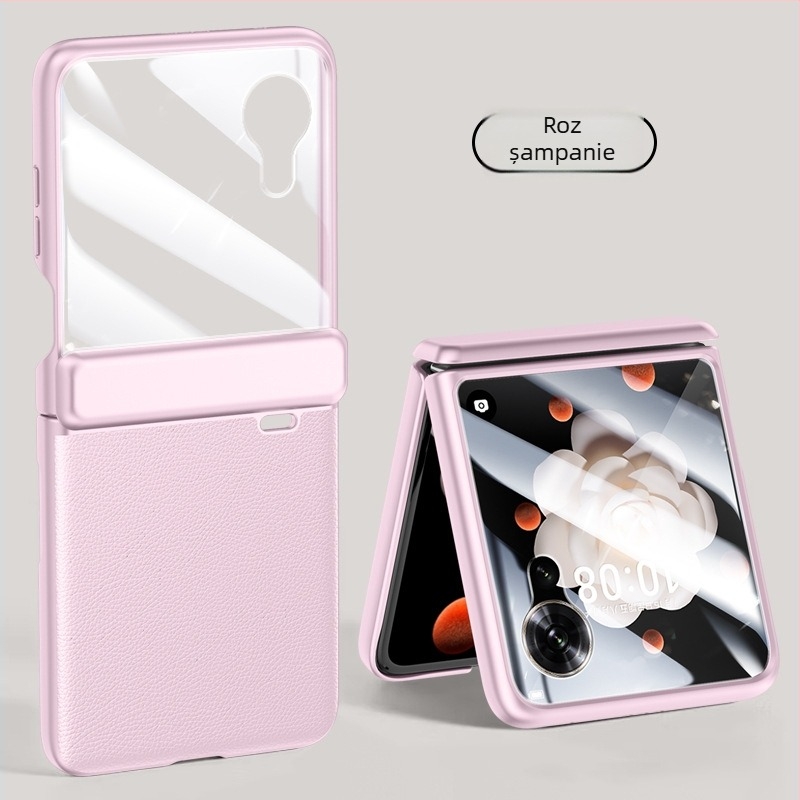 Husă pentru Honor MagicVflip – Piele artificială, textură gravată, protecție la șocuri, disipare căldură, anti-amprente