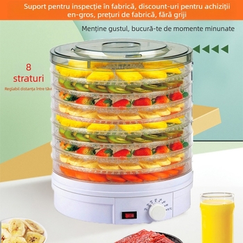 KAKOOL SX770-8 Dehidrator pentru fructe și legume, 220V, 350W, 50Hz, 8 niveluri