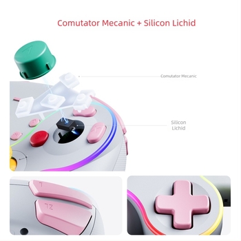 Controler de joc N9, interfață NGС, conexiune wireless, compatibil cu Switch, vibrație