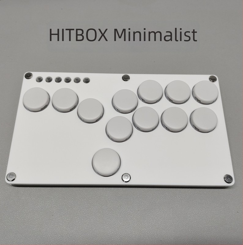 Hitbox tastatură de luptă pentru Raspberry Pi, interfață USB, corp acrilic, model 2040, capac spate SOCD