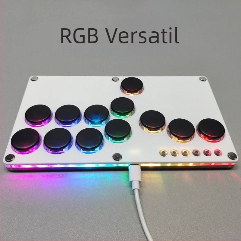 Hitbox tastatură de luptă pentru Raspberry Pi, interfață USB, corp acrilic, model 2040, capac spate SOCD