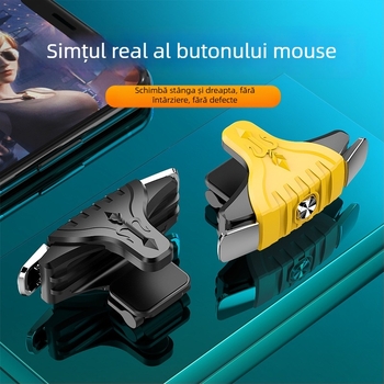 Controler de joc cu patru degete F01, carcasă din ABS + metal, interfață PS/2, Force Feedback, compatibil cu telefoane inteligente