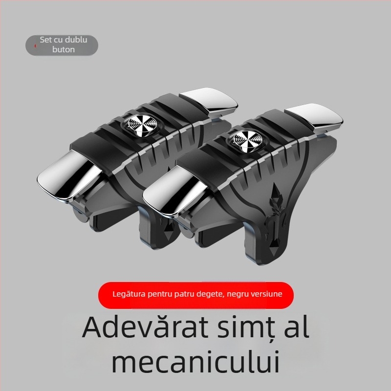 Controler de joc cu patru degete F01, carcasă din ABS + metal, interfață PS/2, Force Feedback, compatibil cu telefoane inteligente