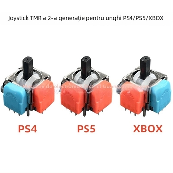 Joystick Hall-effect, a doua generație, unghiular, compatibil PS5/PS4/XBOX