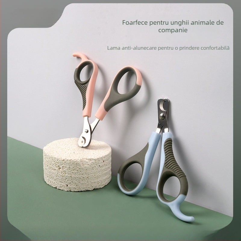 Clește de unghii pentru animale de companie (pisici și câini), cu design gaură rotundă; fără importuri; fără mărci private licențiate