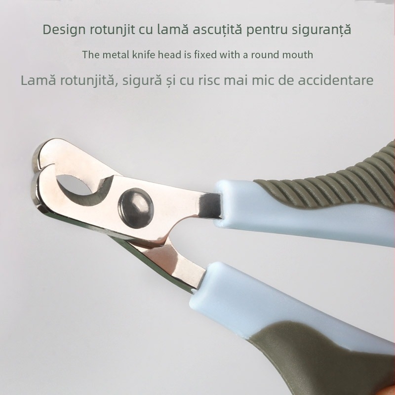 Clește de unghii pentru animale de companie (pisici și câini), cu design gaură rotundă; fără importuri; fără mărci private licențiate