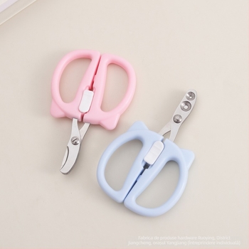 Clește de unghii pentru animale de companie, pentru șinșilă și pisică — antihemoragic, design cu gaură rotundă, pentru începători