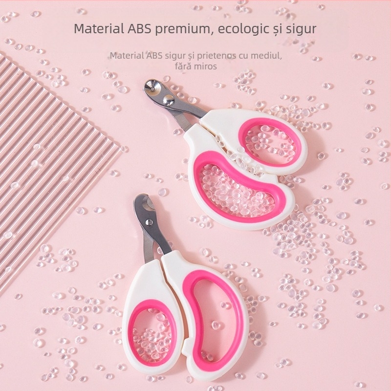 Clește de unghii pentru pisici și câini, cu protecție împotriva sângerării și rănirilor