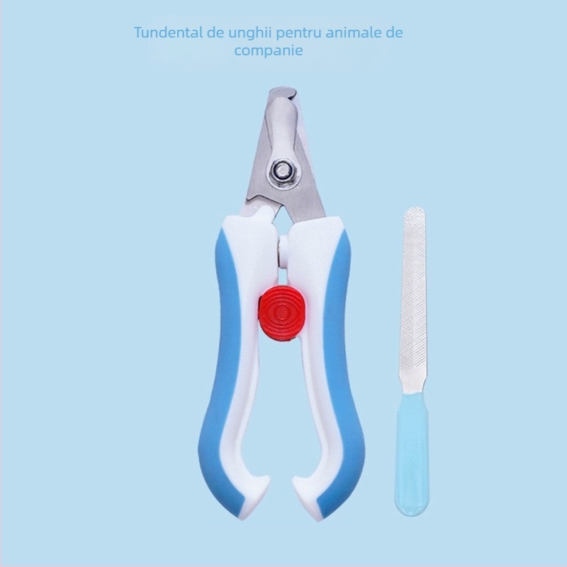 Clește de unghii pentru pisici și câini, cu protecție împotriva sângerării și rănirilor