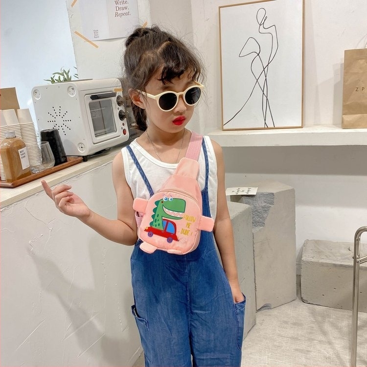 Geantă crossbody pentru copii, nylon, model animale/Zodia, căptușeală poliester, respirabilă, impermeabilă, rezistentă la uzură